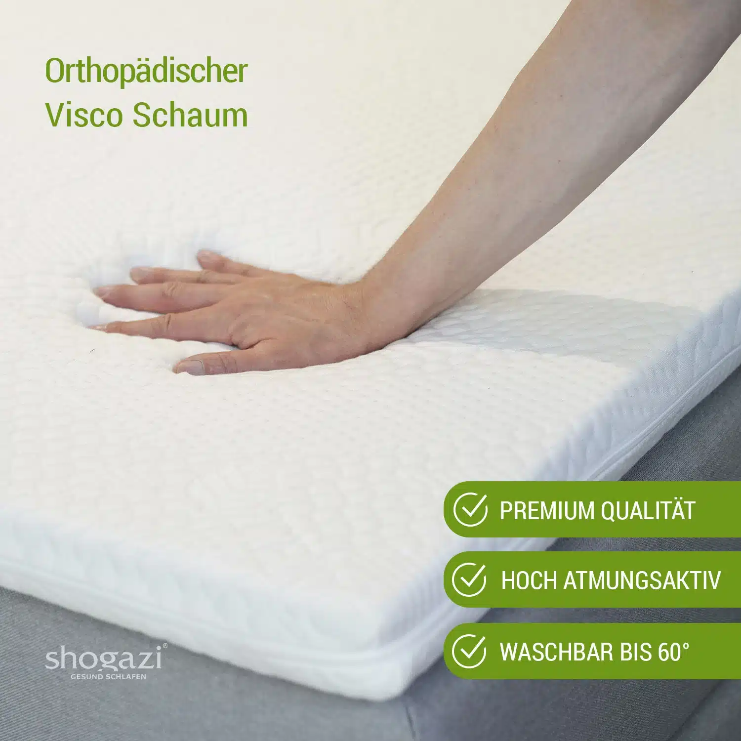 Viscotopper Orthopädischer Visco Schaum